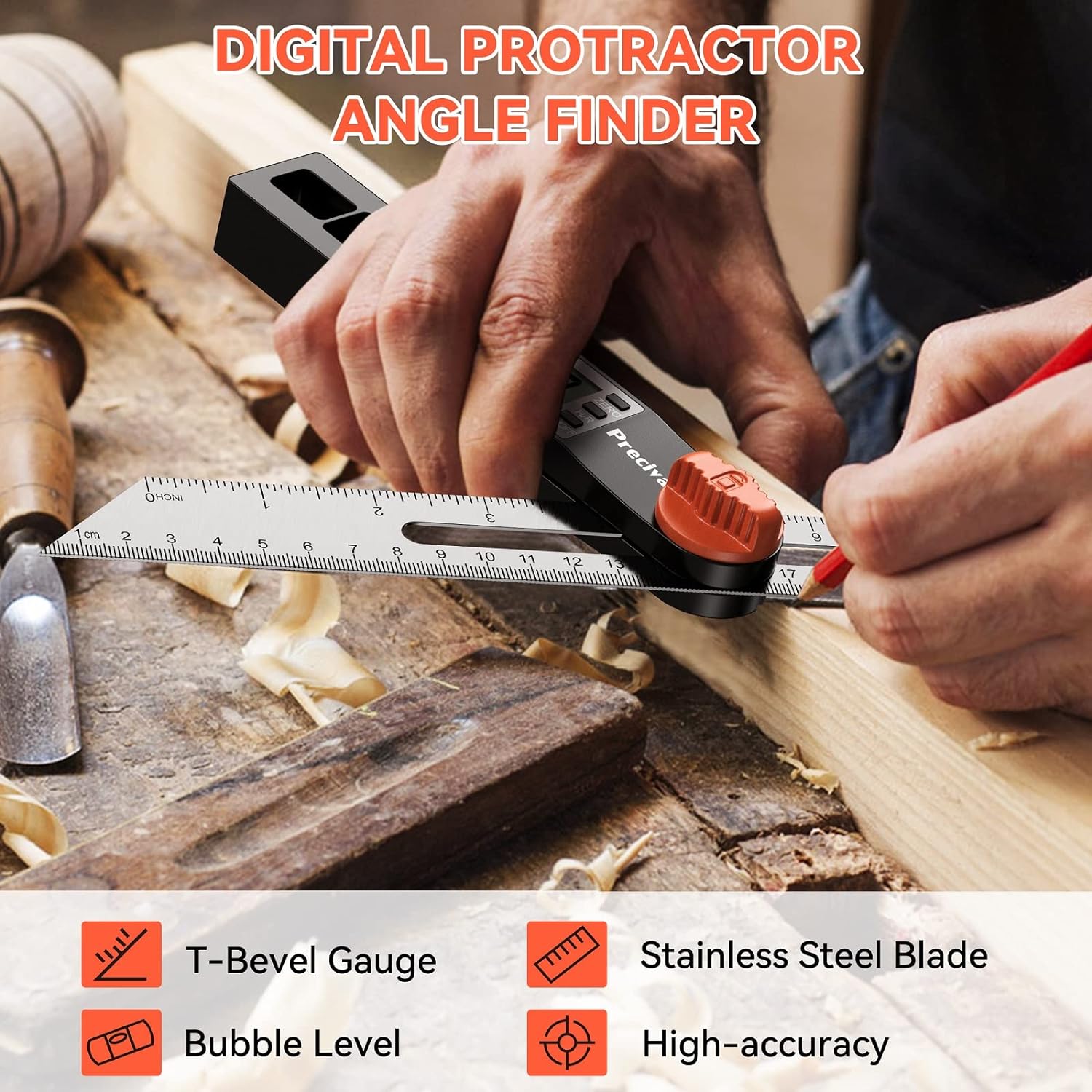 Fivalo™ Digital Angle Finder Protractor 0-360 Degree Online Hot Sale
