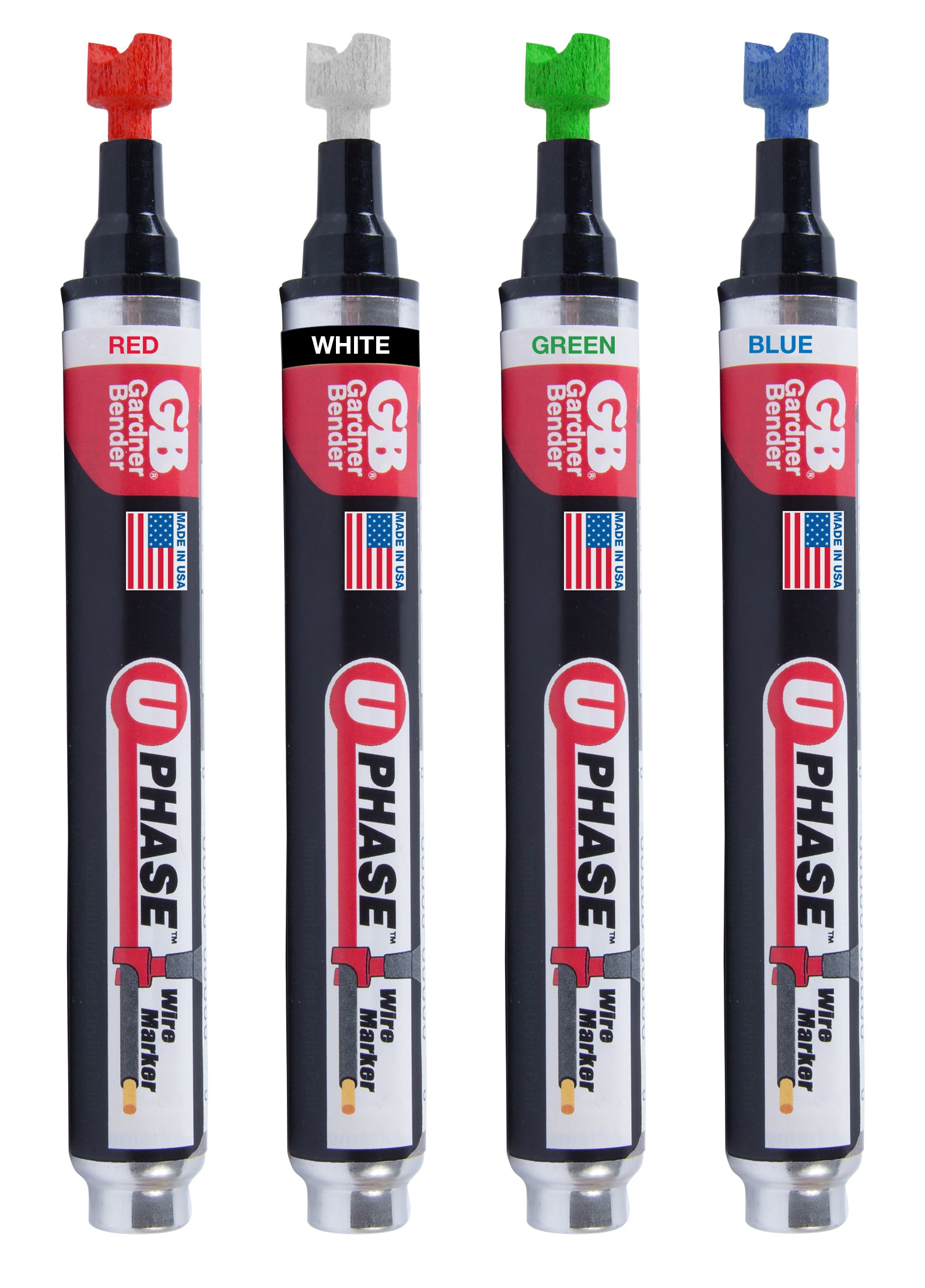 Gardner Bender GWM-AST U-Phase Wire Marker – assorted colors, (4/Pck) Hot on Sale