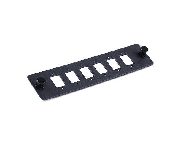 Fiber Adapter Panel, Blank fits 6 Duplex LC or 6 Simplex SC Ports Hot on Sale