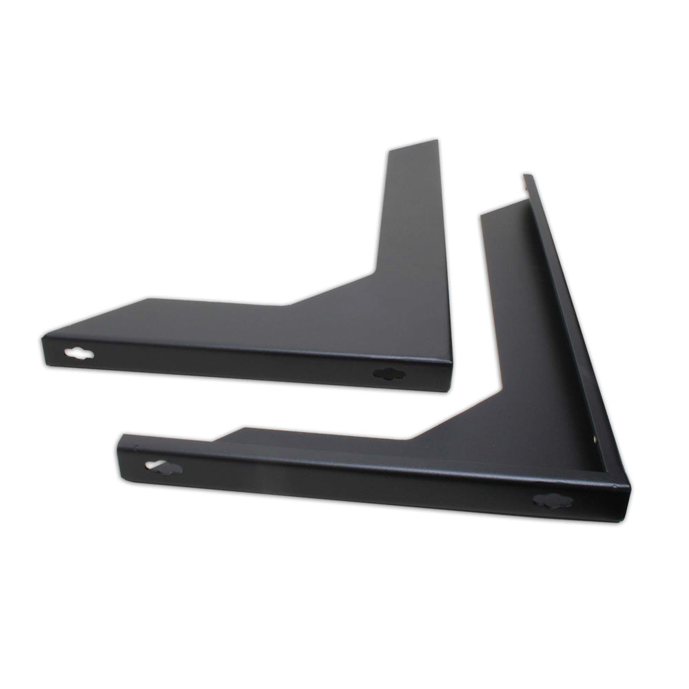 Quest Wall Bracket Kit for DVR Security Enclosure, Set of 2, Black Online now