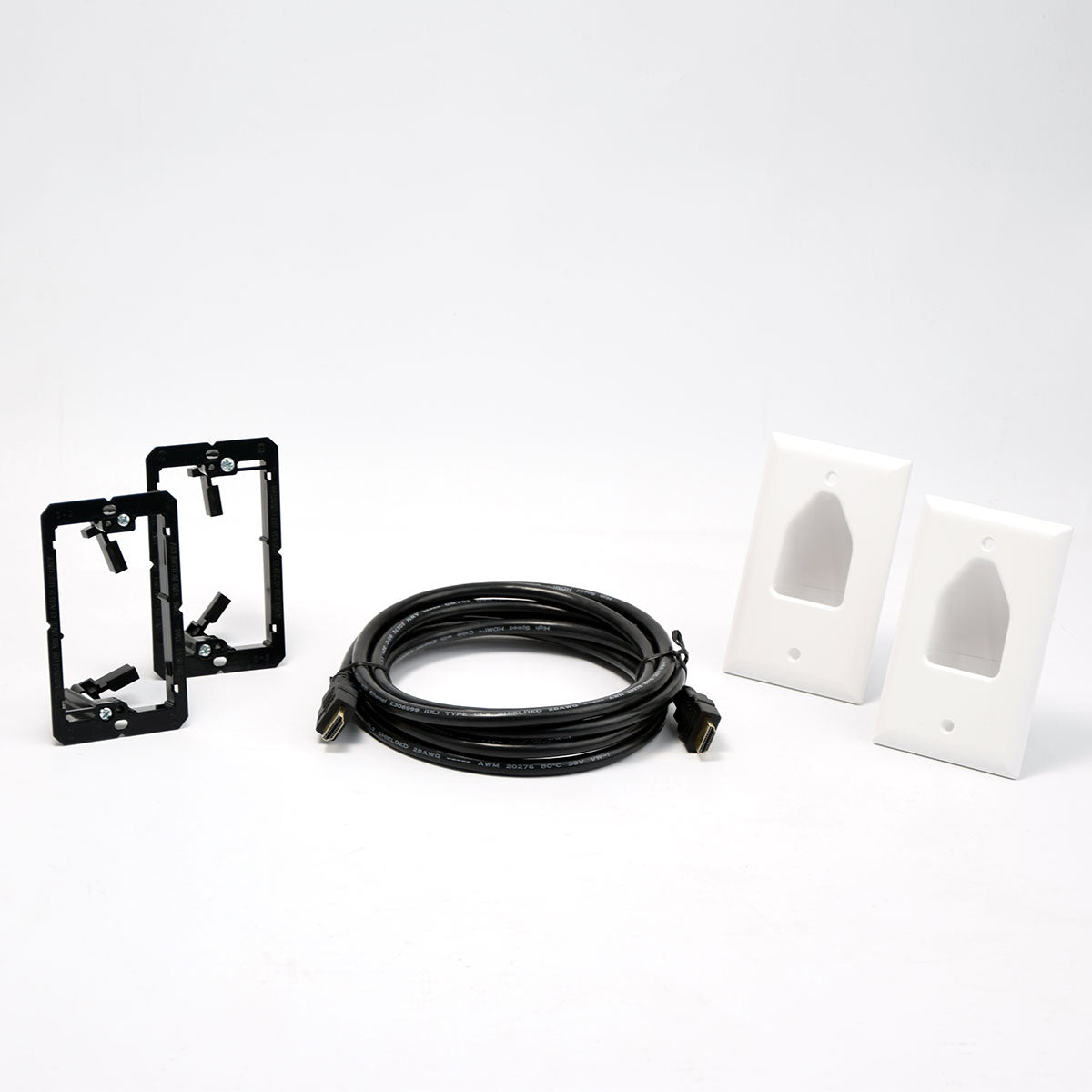 Rhino Brackets Tilt TV Wall Bracket with In-Wall Wire Hider Kit for 37-70 Inch Screens Fashion