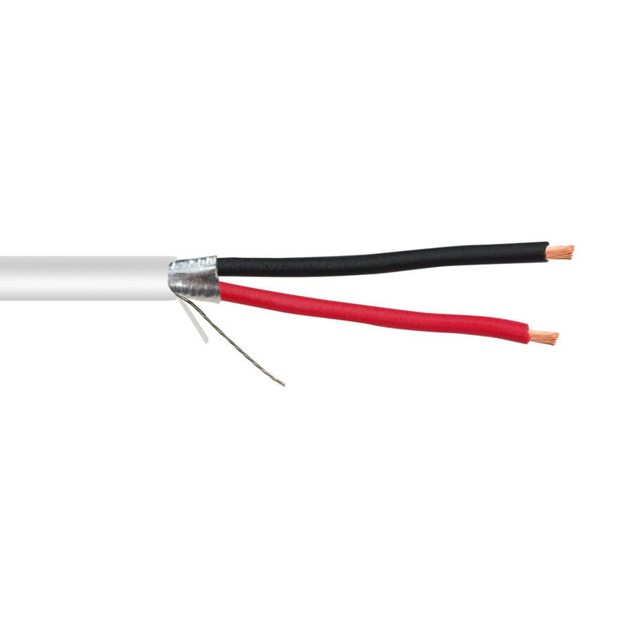 SCP 2C/22 AWG Stranded Shielded Plenum, White – 1000ft Spool Online Sale