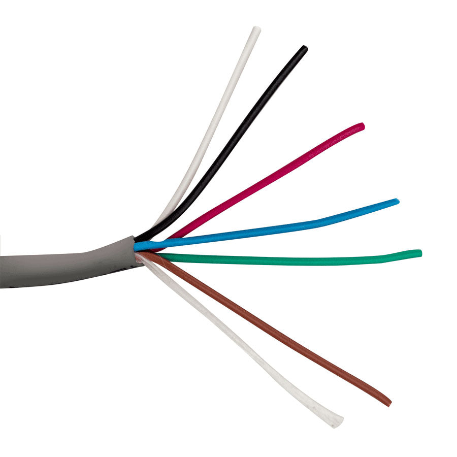 SCP 6C/22 AWG Stranded PVC, Gray – 500ft Box Online Sale
