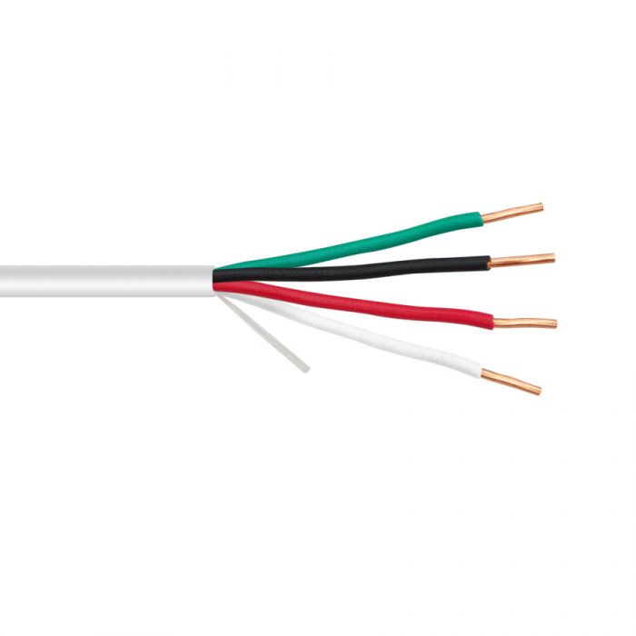 SCP 4C/22 AWG Solid Copper PVC Security Alarm Cable, White – 500ft Box Online