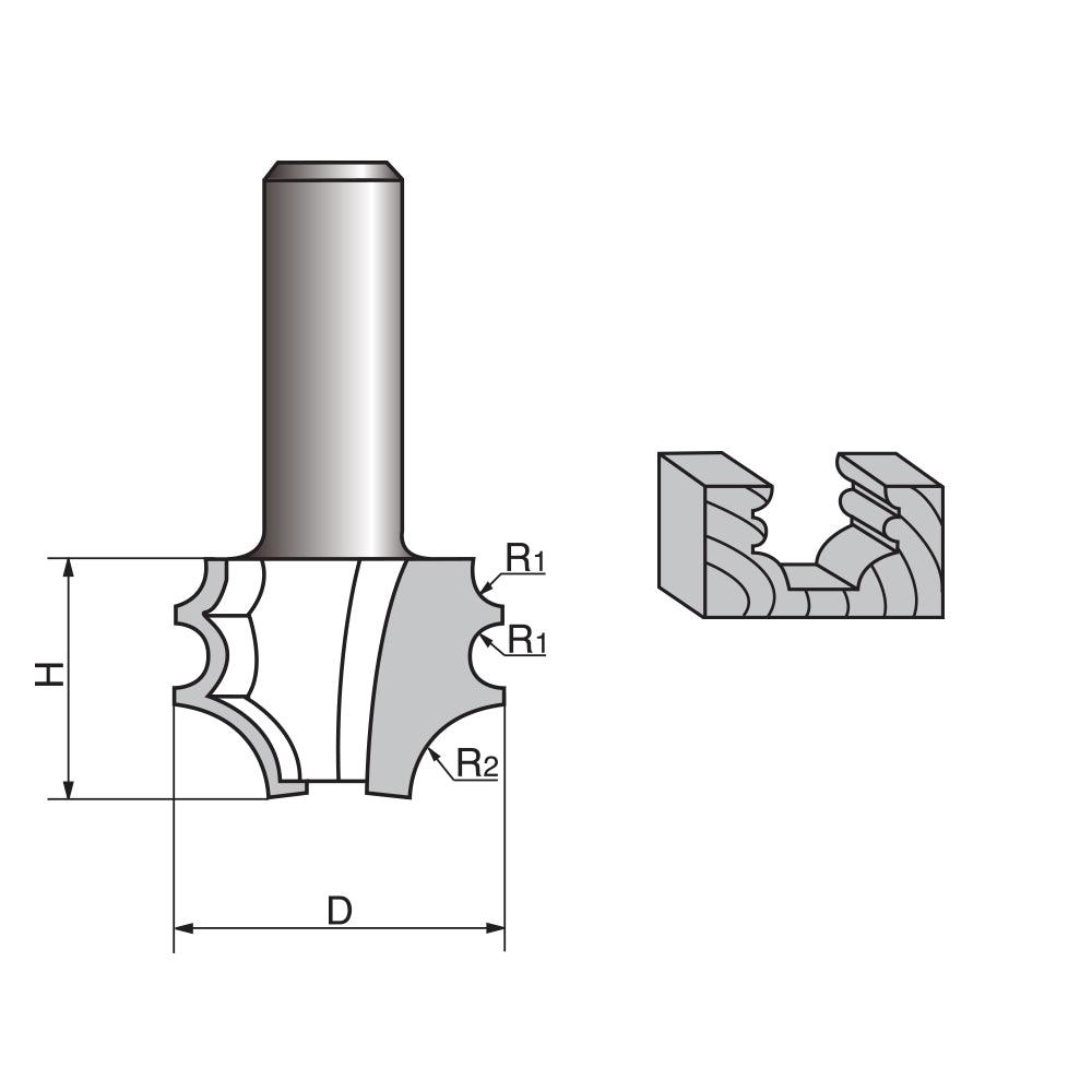 Architectural Molding Router Bit-0912M Online now