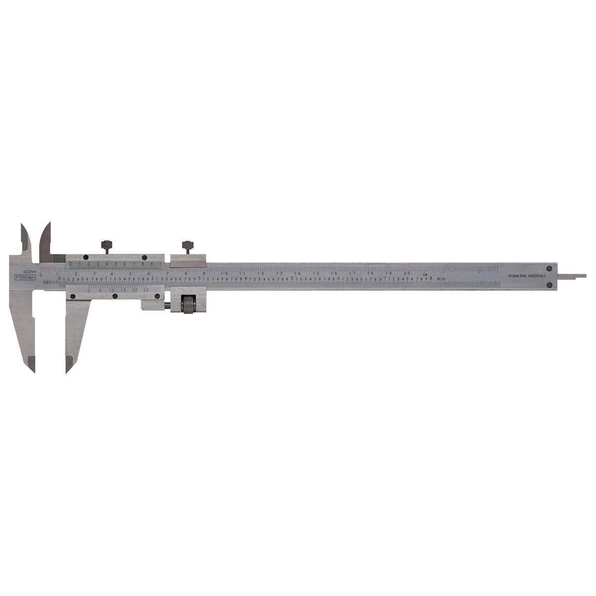 Fowler 0-8″/200mm Vernier Caliper with Fine Adjustment on Sale