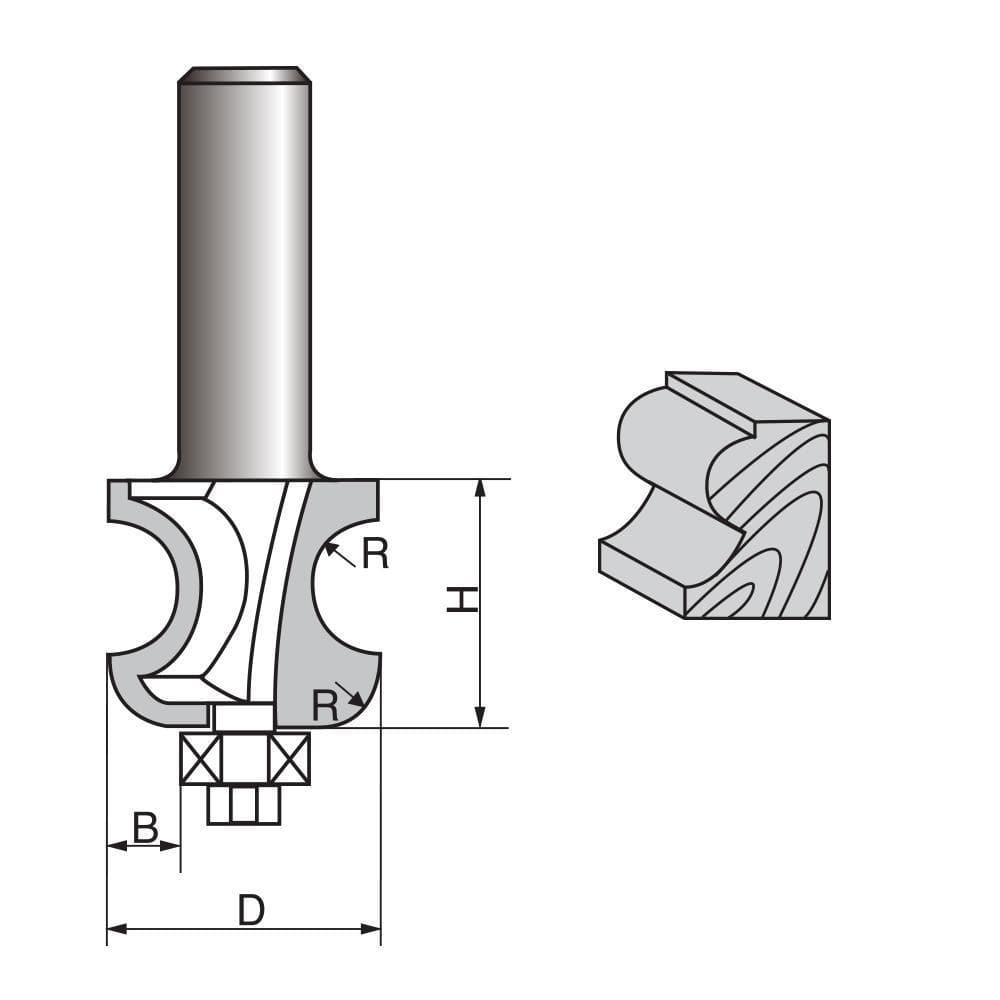 Architectural Molding Router Bit-0911 Online now