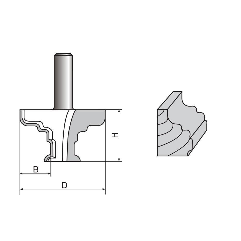 Architectural Molding Router Bit-1006 Online