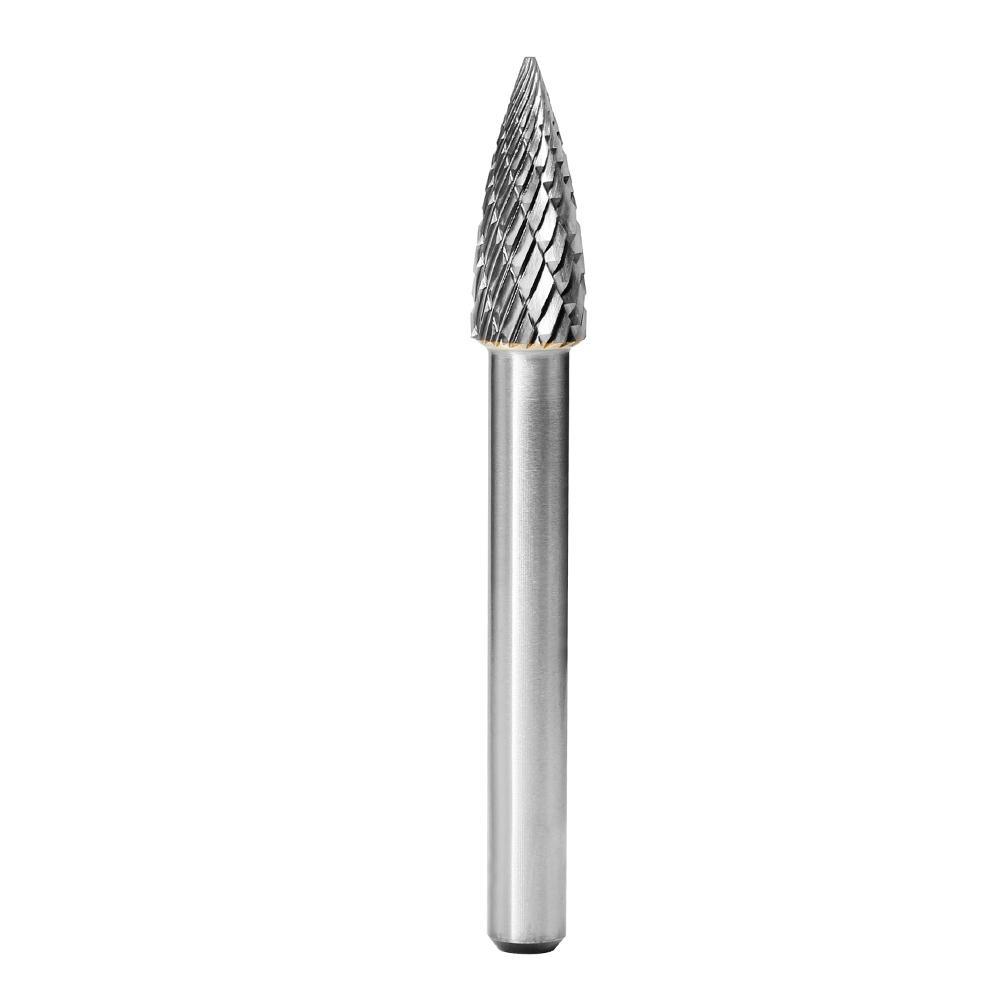 Carbide Burr G0820M06 Point Tree Shape OMNI Range Head D 8 x 20mm, 6mm Shank, 65mm Full Length Hot on Sale