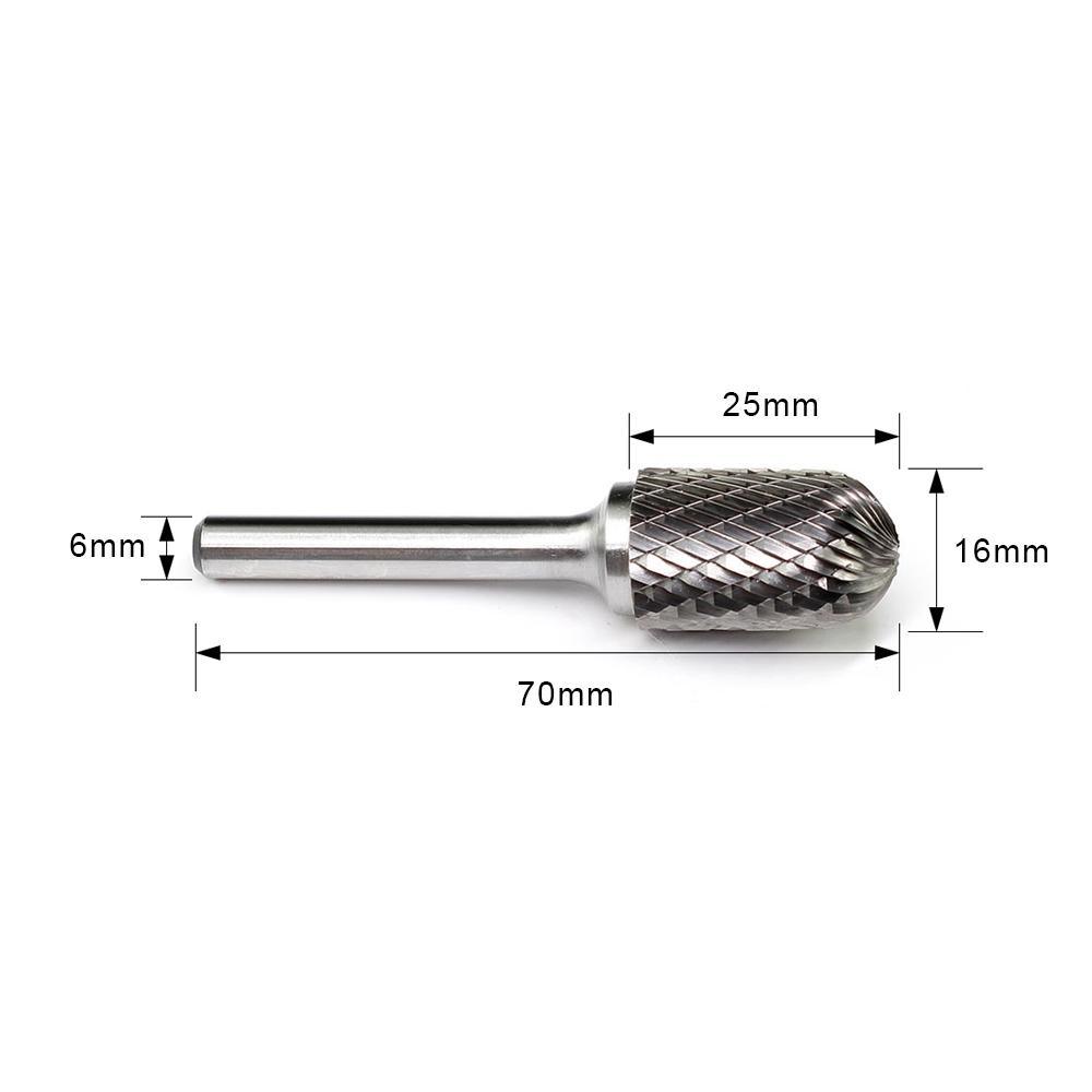 Carbide Burr C1625M06 Cylinderical Ball Nose OMNI Range Head D 16 x 25mm, 6mm Shank, 70mm Full Length Sale