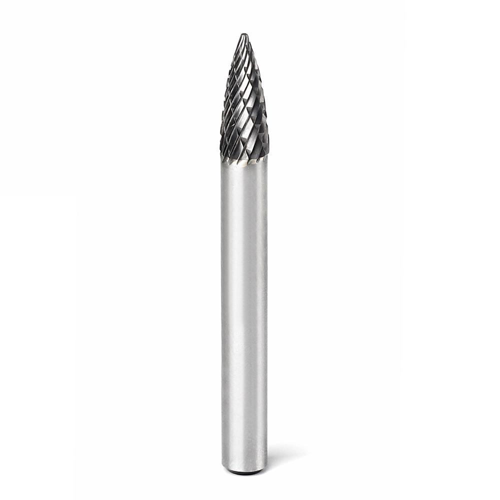 Carbide Burr G0618M06 Point Tree Shape OMNI Range Head D 6 x 18mm, 6mm Shank, 50mm Full Length Hot on Sale