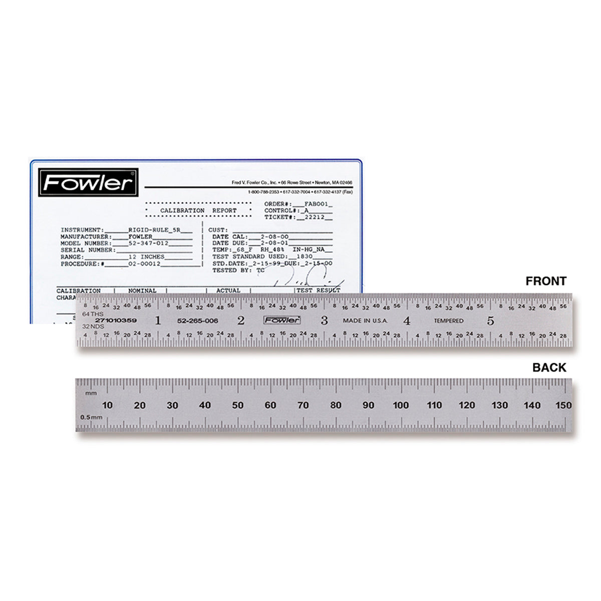 Fowler 18″/450mm Flexible Certified Rule Online Sale