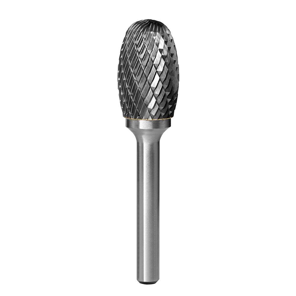Carbide Burr E1625M06 Oval Shape OMNI Range Head D 16 x 25mm, 6mm Shank, 70mm Full Length Discount