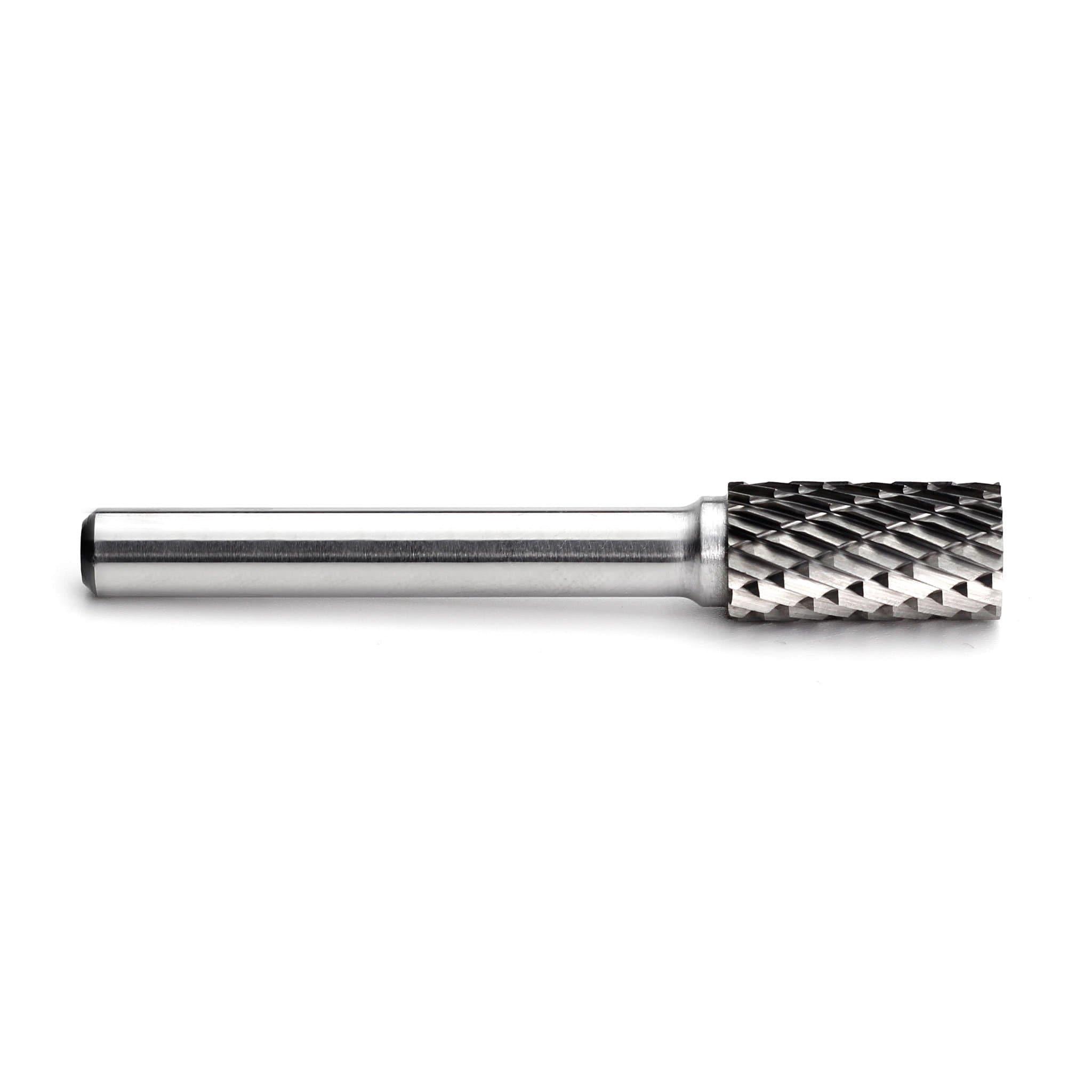 Carbide Burr SA-3 Cylinderical Plan End OMNI Range Head D 3/8 x 3/4L ,1/4 Shank, 2-1/2 Inch Full Length on Sale