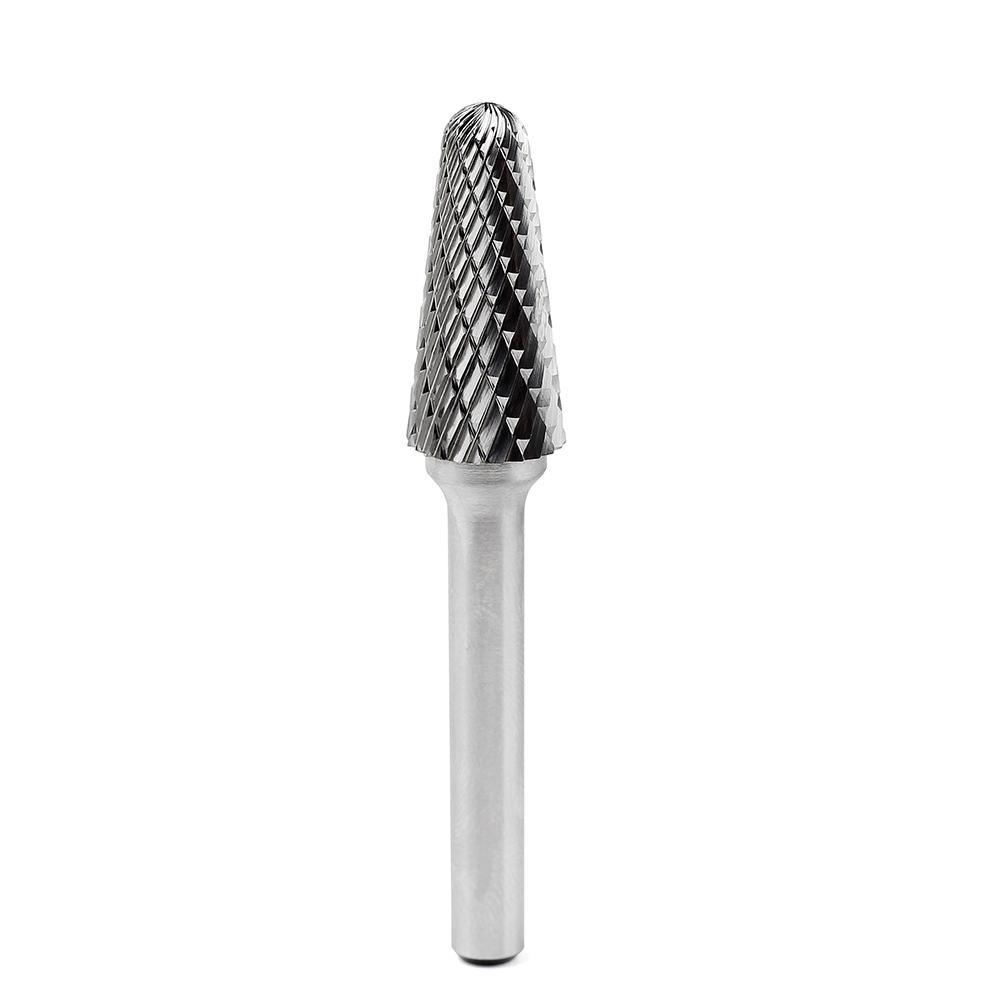 Carbide Burr L1228M06 Cone Radius End OMNI Range Head D 12 x 28mm, 6mm Shank, 73mm Full Length Sale
