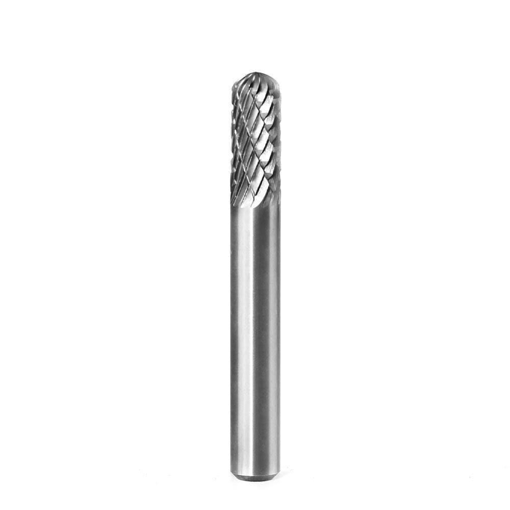Carbide Burr SC-1 Cylinderical Ball Nose OMNI Range Head D 1/4 x 5/8L, 1/4 Shank, 2 Inch Full Length Discount