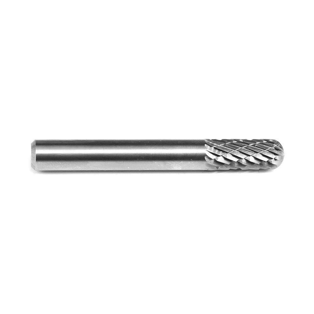 Carbide Burr SC-1 Cylinderical Ball Nose OMNI Range Head D 1/4 x 5/8L, 1/4 Shank, 2 Inch Full Length Discount
