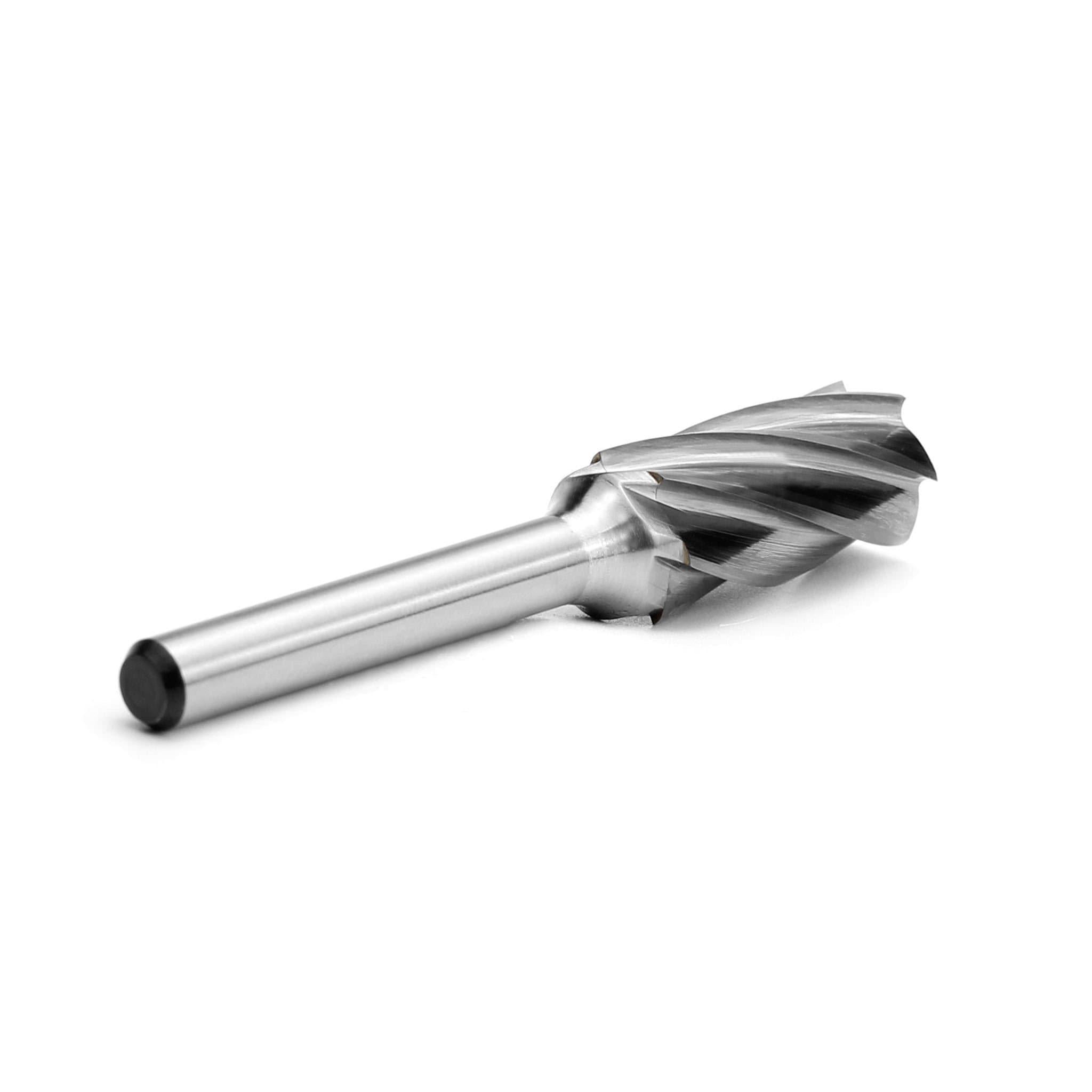 Carbide Burr SA5-NF Cylinderical Plan End ALUMIN Range Head D 1/2 x 1L ,1/4 Shank, 2-3/4 Inch Full Length on Sale