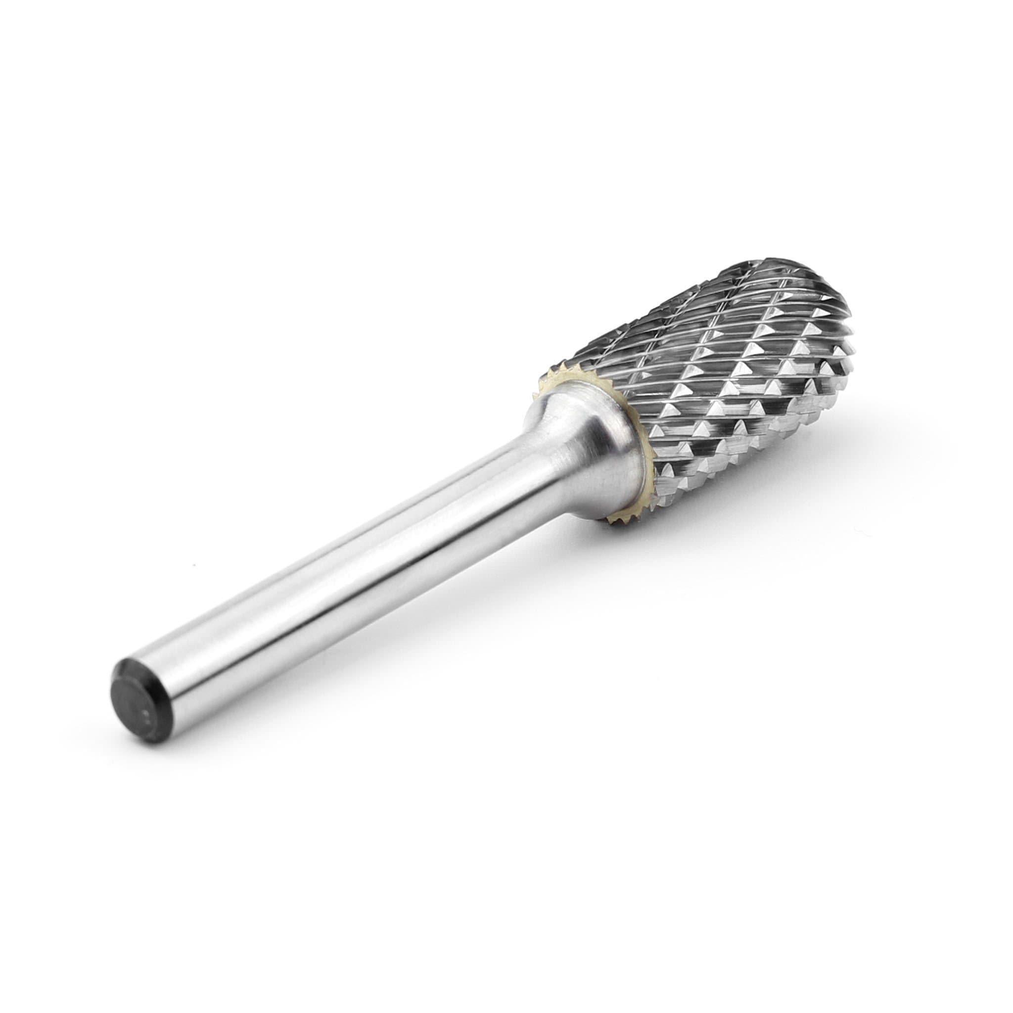 Carbide Burr SC-5 Cylinderical Ball Nose OMNI Range Head D 1/2 x 1L ,1/4 Shank, 2-3/4 Inch Full Length Discount