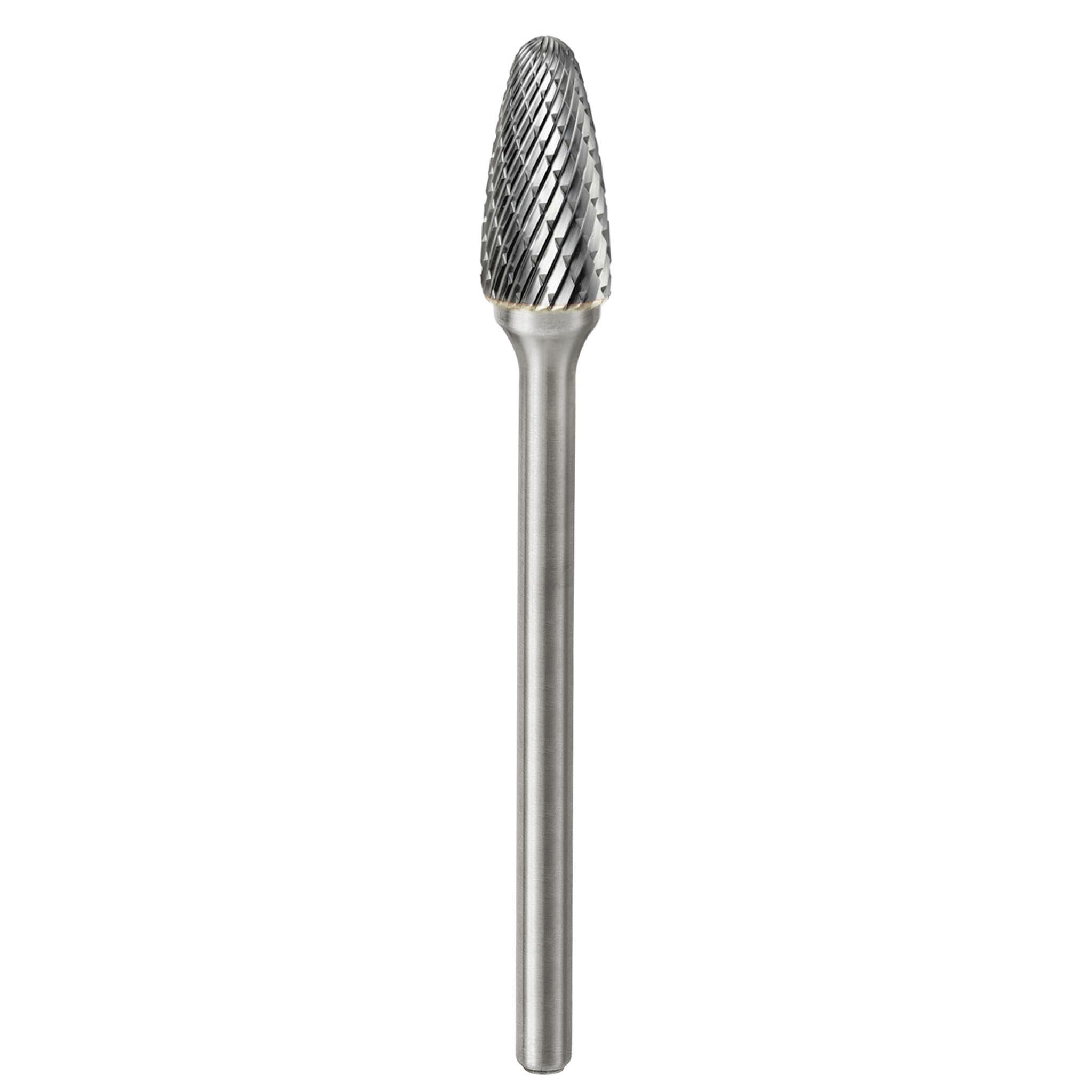 Carbide Burr SF-5L4 Tree Radius End OMNI Range Head D 1/2 x 1L ,1/4 Shank, 4 Inch Full Length Discount