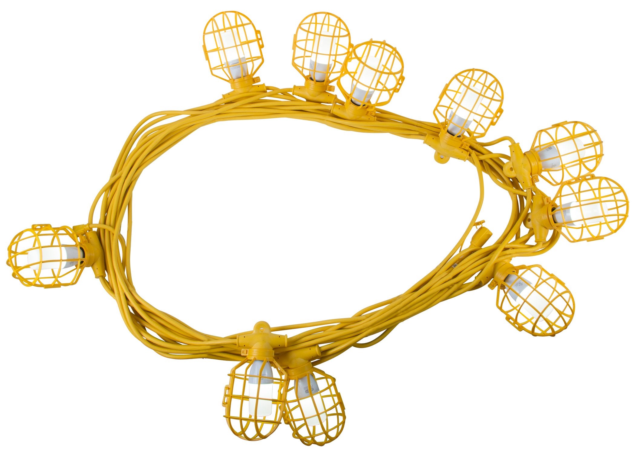 Temp Light String 14/3 100ft 15A Male & Female on Sale