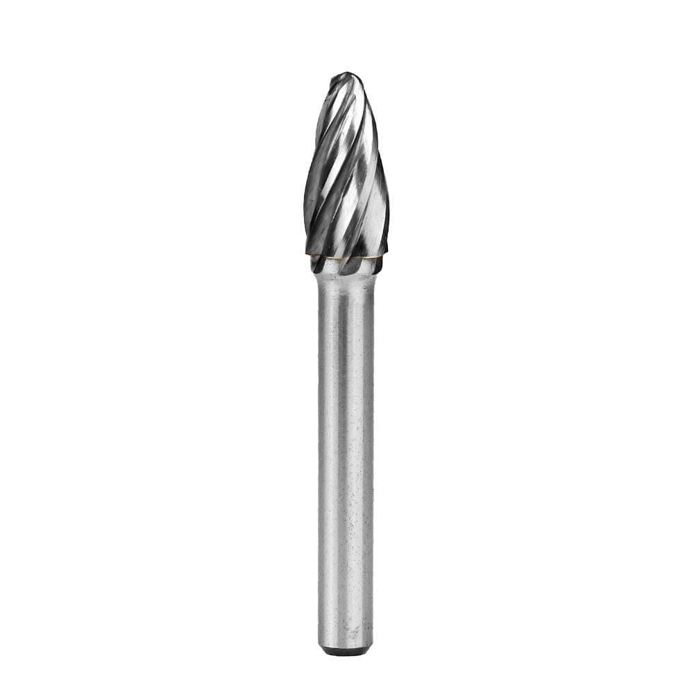 Carbide Burr SF-3NF Tree Radius End ALUMIN Range Head D 3/8 x 3/4L, 1/4 Shank, 2-1/2 Inch Full Length Sale
