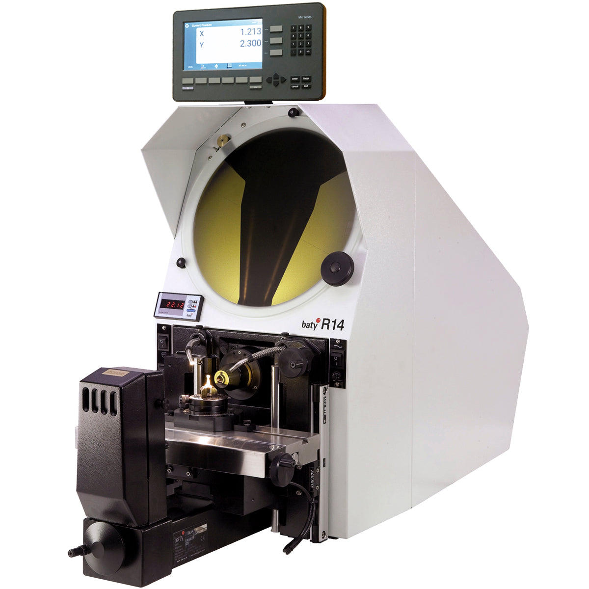 Fowler Baty R14 – GXL Horizontal Optical Comparator with Heidenhain Touch screen Readout – 14″ screen Online Sale