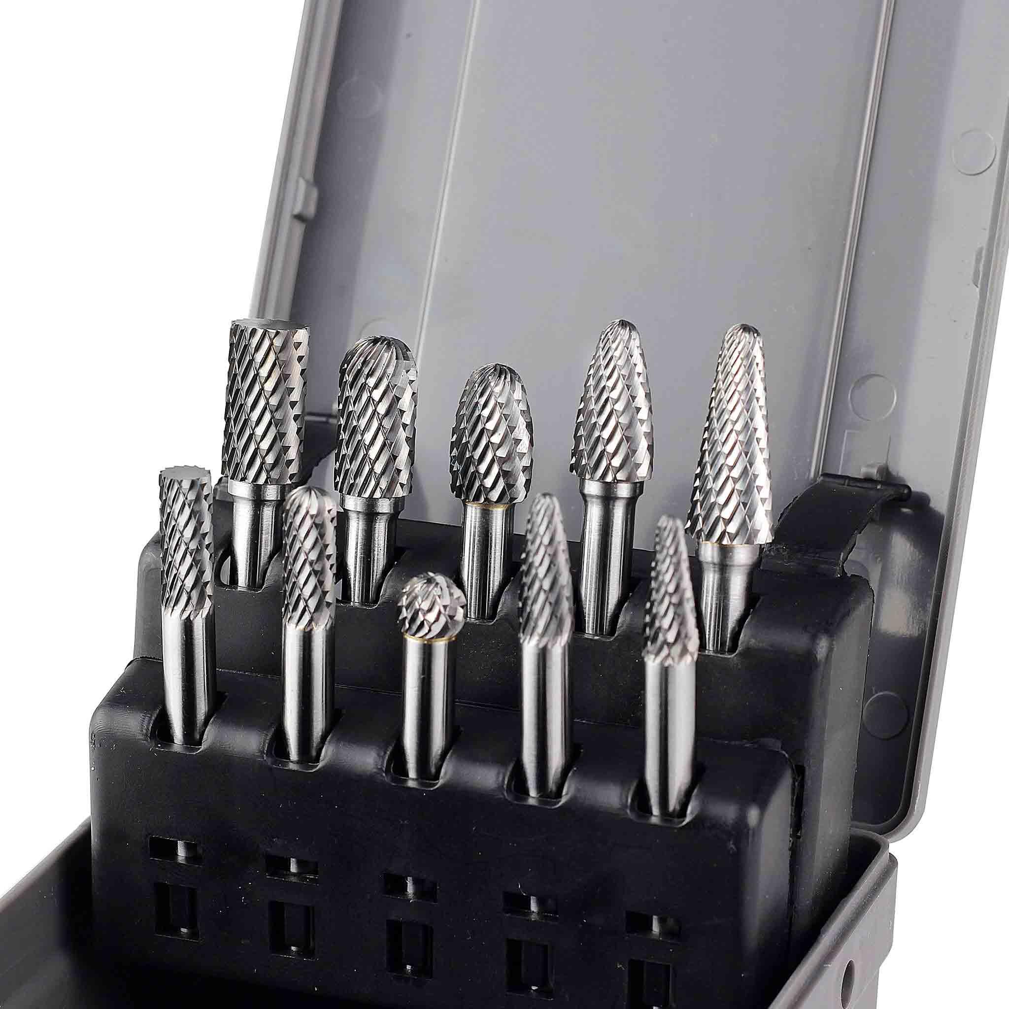 Carbide Burrs OMNI Set 01 1/4 Shank, 10Pcs on Sale