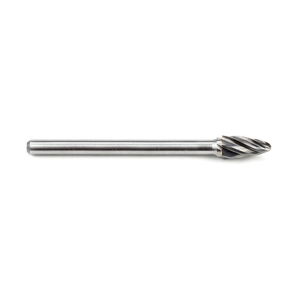 Carbide Burr SF-3NFL4 Tree Radius End ALUMIN Range Head D 3/8 x 3/4L, 1/4 Shank, 4-1/3 Inch Full Length Online Hot Sale