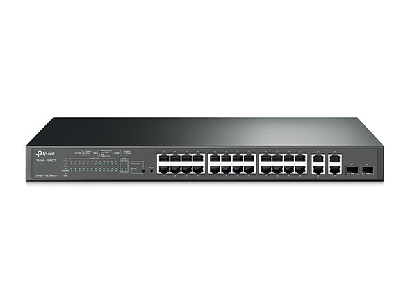 TP-Link T1500-28PCT 24-Port 10/100Mbps + 4-Port Gigabit Smart PoE+ Switch Supply