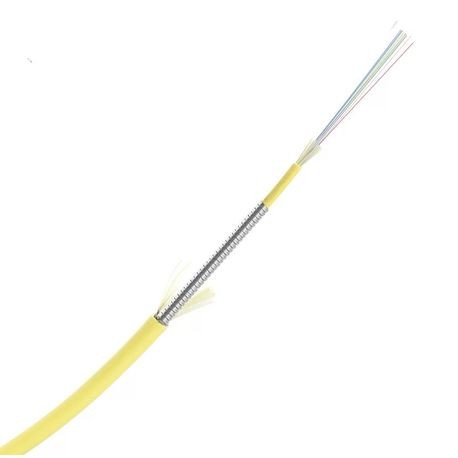TiniFiber 6 Fiber OS2 900um Plenum Indoor Armored Indoor Fiber Optic Cable – 1000ft Discount