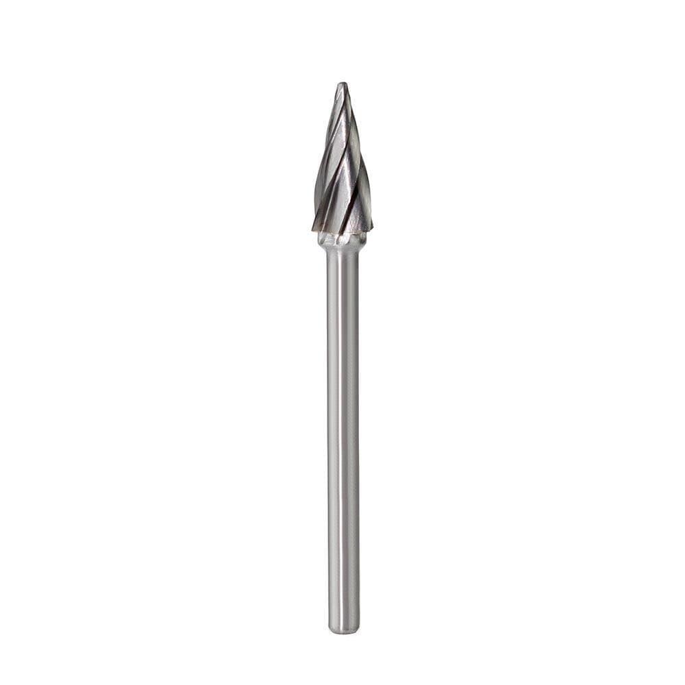 Carbide Cutter Cone Pointed Shape M0613NF(SM-53NF), 3mm(1/8in.) Shank Fashion