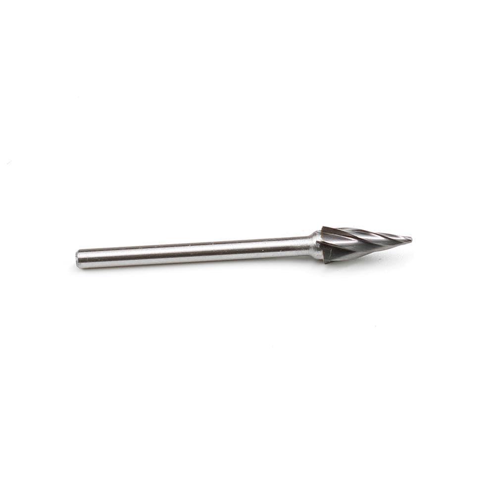 Carbide Cutter Cone Pointed Shape M0613NF(SM-53NF), 3mm(1/8in.) Shank Fashion