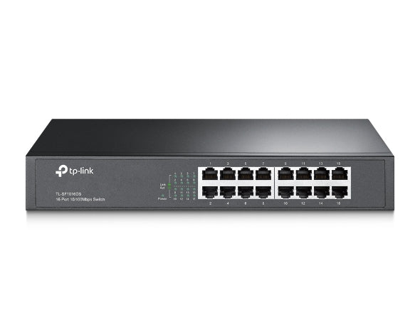 TP-Link TL-SF1016DS 16-Port 10/100Mbps Desktop/Rackmount Switch Hot on Sale