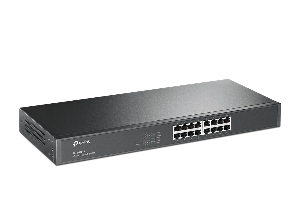 TP-Link TL-SG1016 16-Port Gigabit Rackmount 10/100/1000 Ethernet Switch Sale