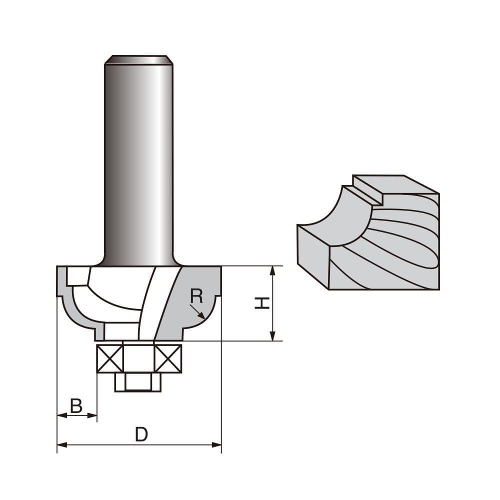Classical Cove Edging Router bit Online