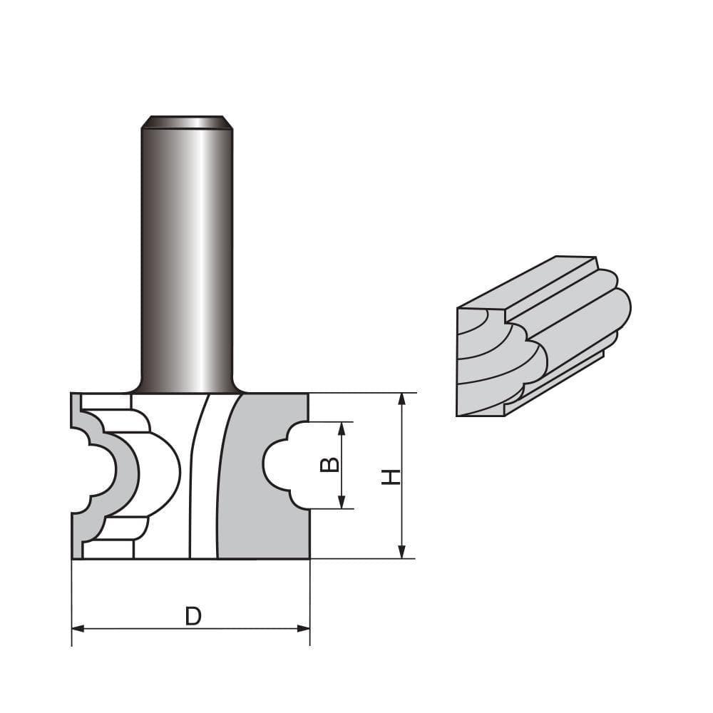 Club Shape Router bit Online Sale