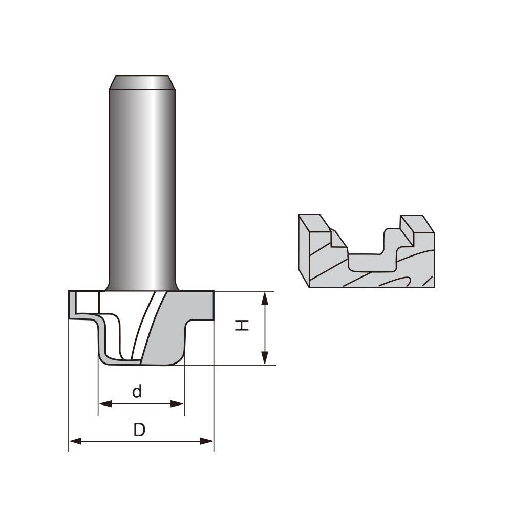Classical Groove Router bit-0508A Sale