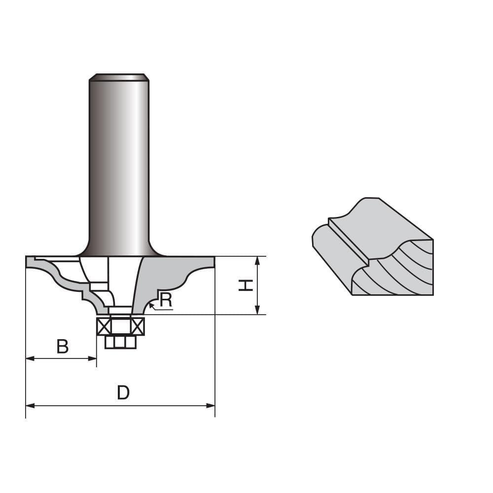 Classical Ogee Table Edge Router bit Hot on Sale