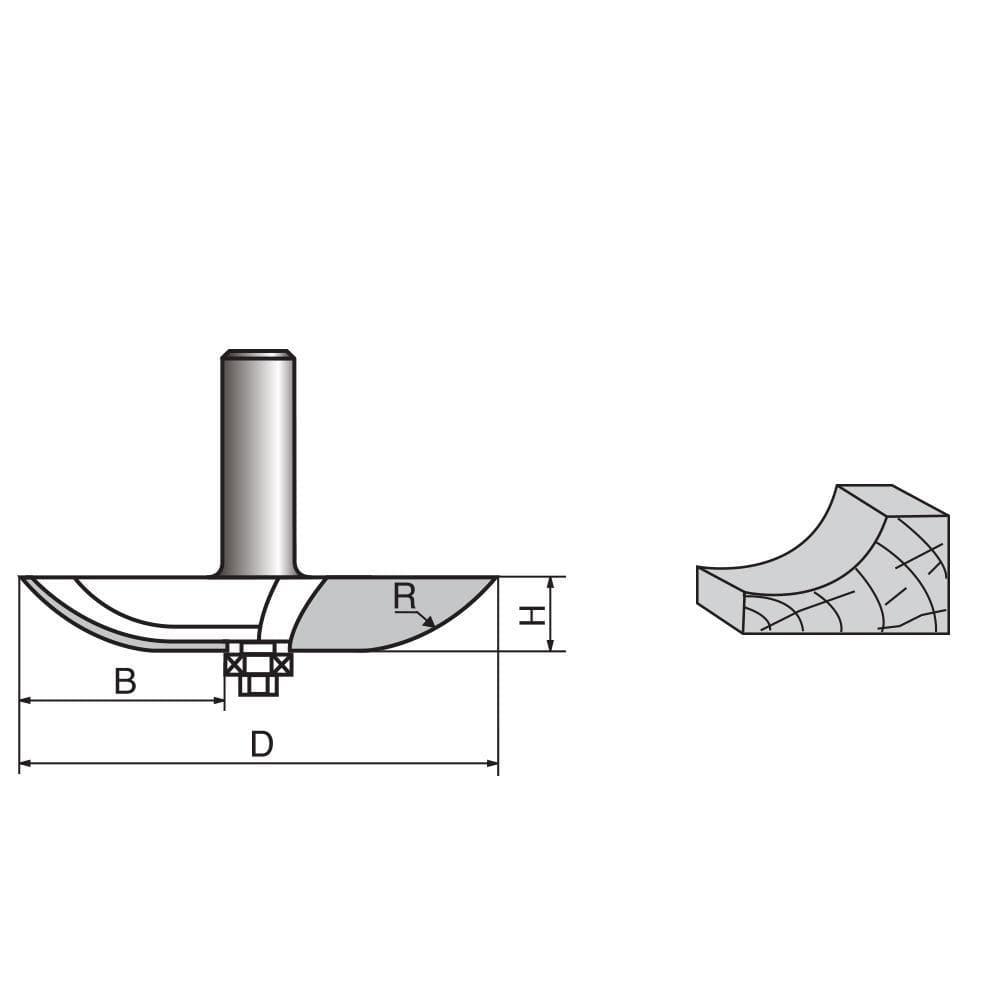 Cove Raised Panel Router bit Fashion