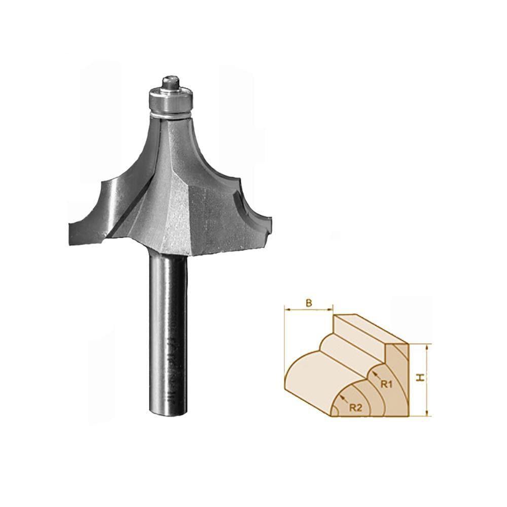 Double Round-Over Edging Router bit-0821 Fashion