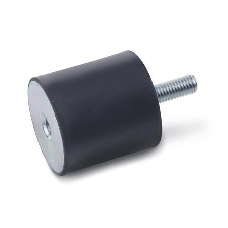JW WINCO GN351-15-20-M4-ES-55 RUBBER BUMPER INTERNAL THREAD AND THREADED STUD Online