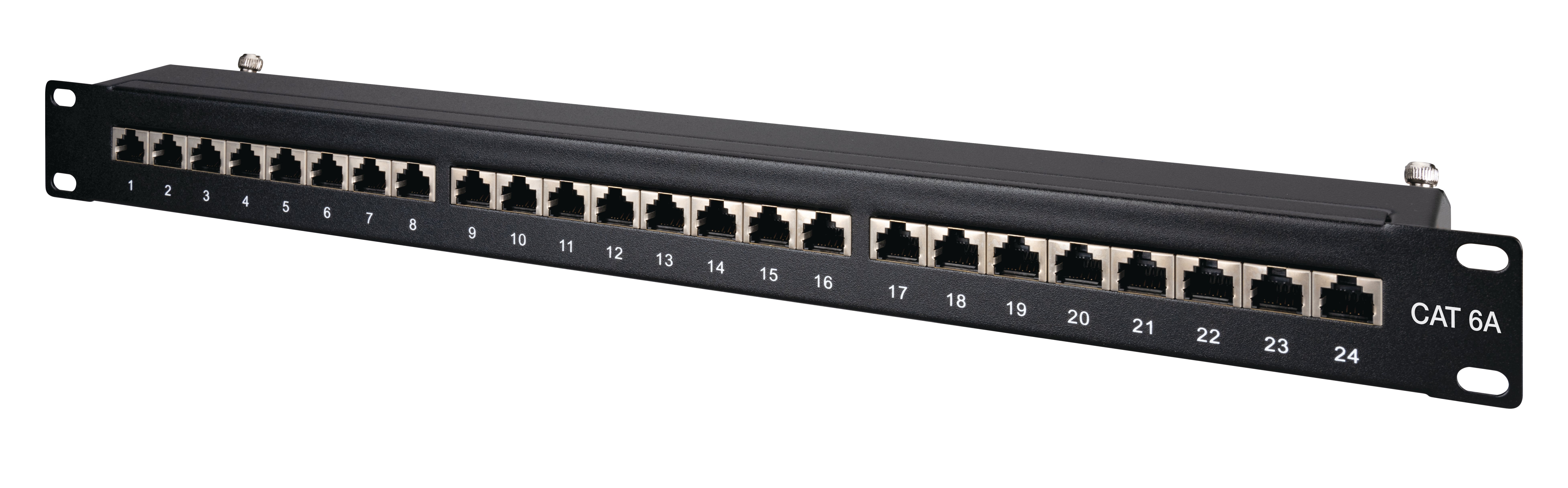 Vanco Category 6A Patch Panels- Type: 24 Port & Rack Space: 1 Unit Sale