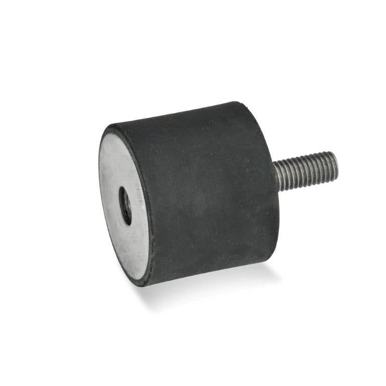 JW WINCO GN451-30-15-M8-ES-55 RUBBER BUMPER STAINLESS, INTERNAL THREAD AND THREADED STUD Fashion