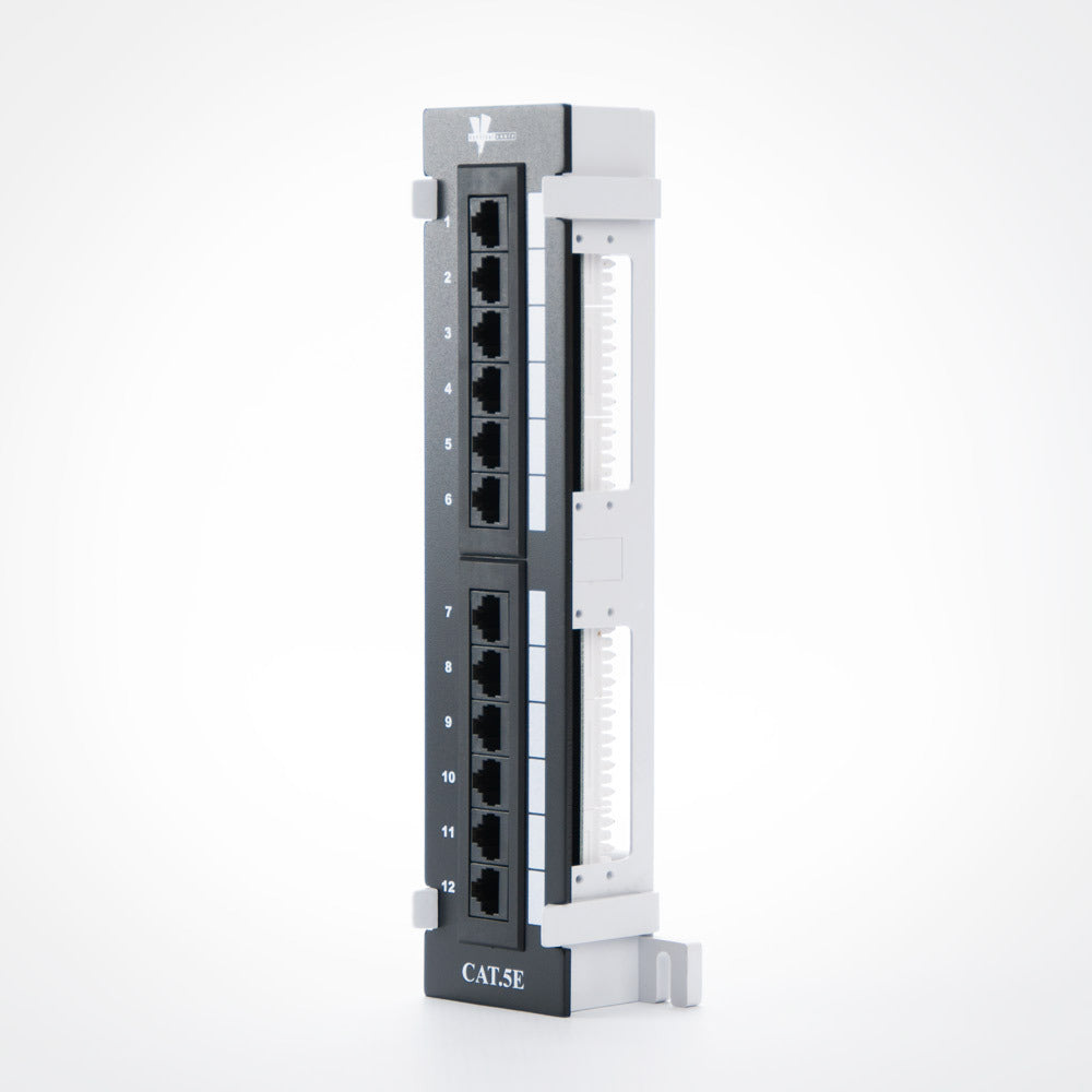 Vertical Cable 12 Port Cat5E Mini Patch Panel – 110 Type Discount