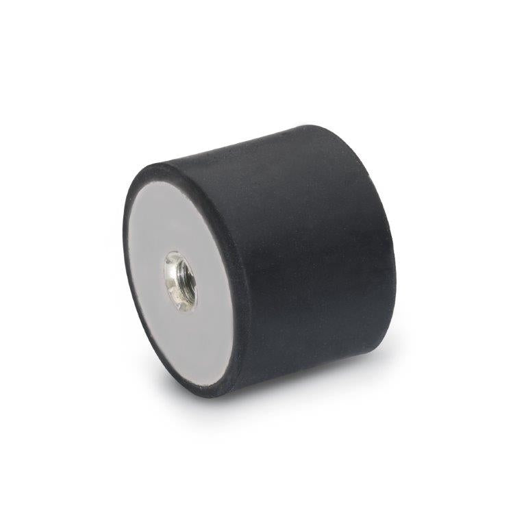 JW WINCO GN451.3-16-13-8-55 RUBBER BUMPER STAINLESS, TAPPED HOLES Sale