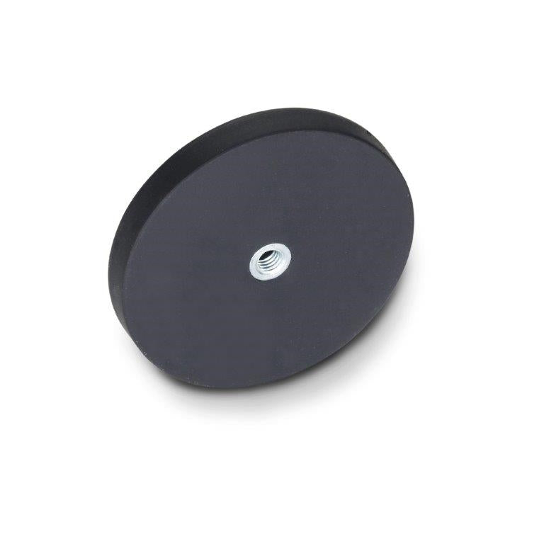 JW WINCO GN51.5-ND-22-SW RETAINING MAGNET W/ TAPPED THREAD, RUBBER JACKET on Sale