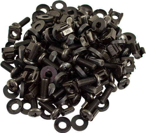 Vertical Cable 50 Washers, 50 M6 Screws, 50 M6 Cage Nuts on Sale