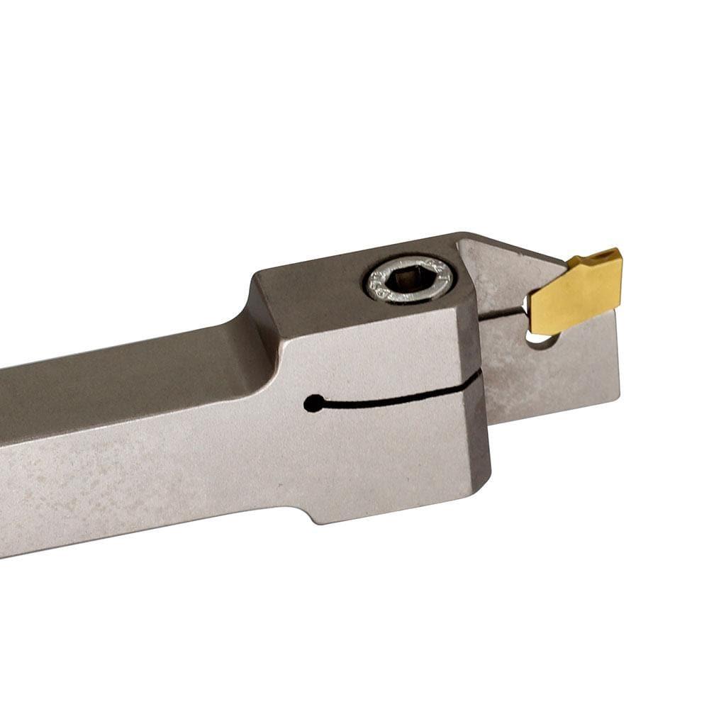 Indexable Lathe Parting and Grooving Tool Holder with GTN-2(QC1402) Carbide Insert 1/2 x 1/2 Inch Discount