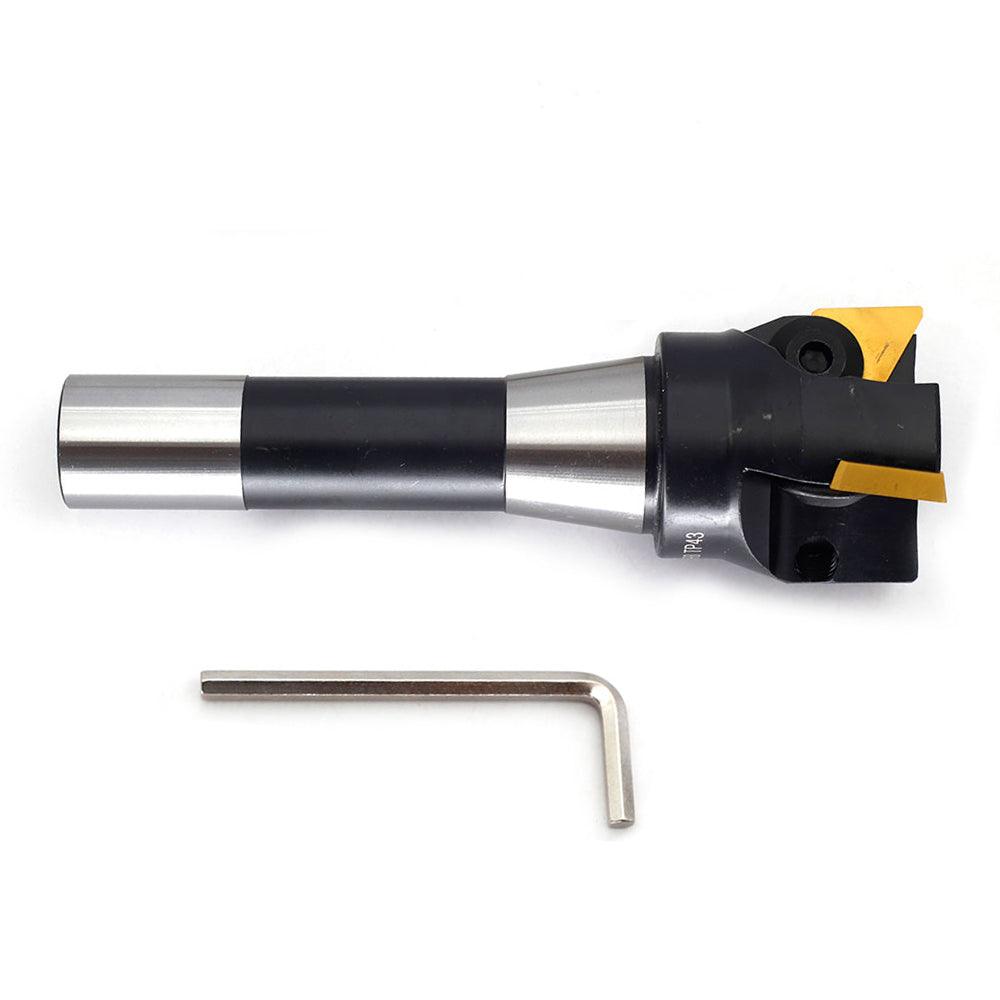 Indexable Carbide Lathe End Mill with TPG43 Carbide Inserts 2 x 6 Inch Discount